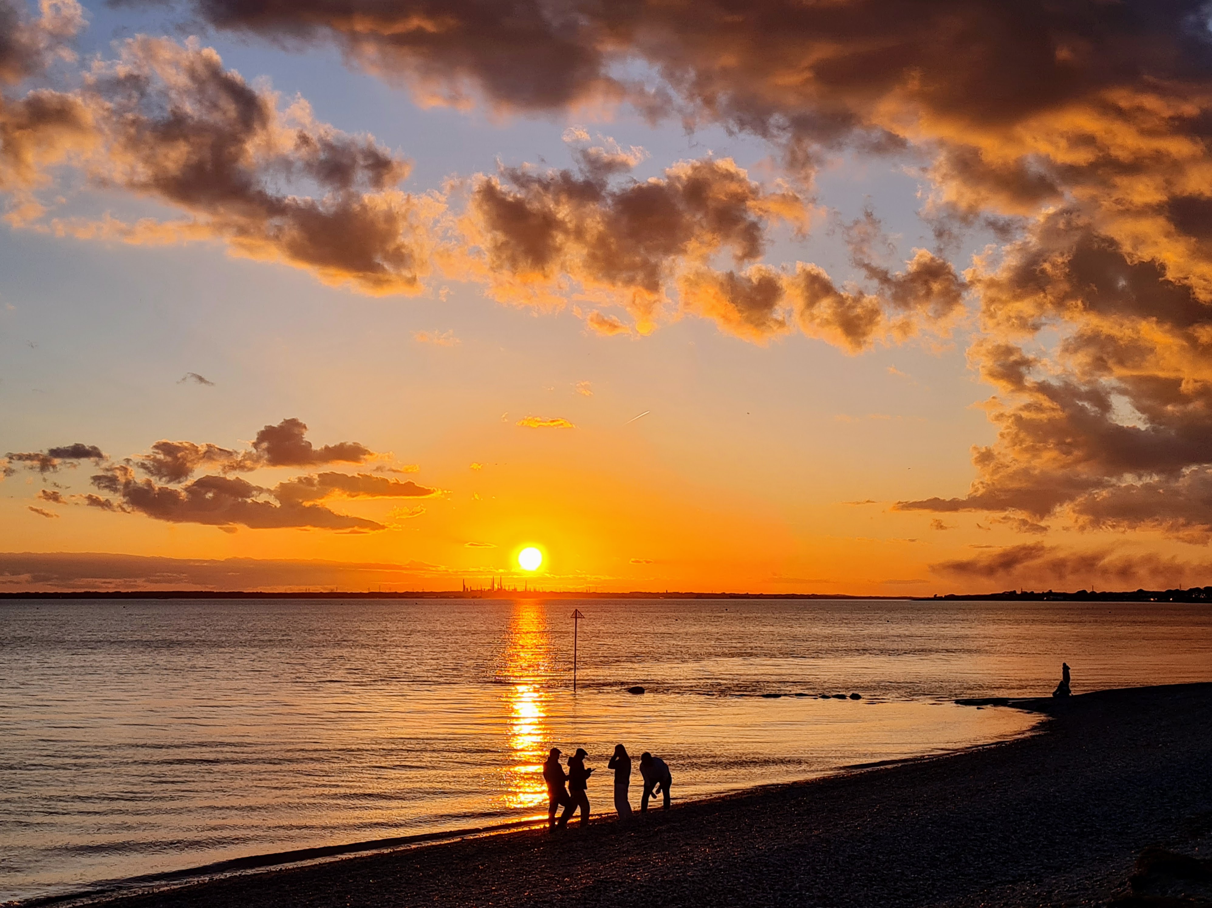 Solent Sunset with family